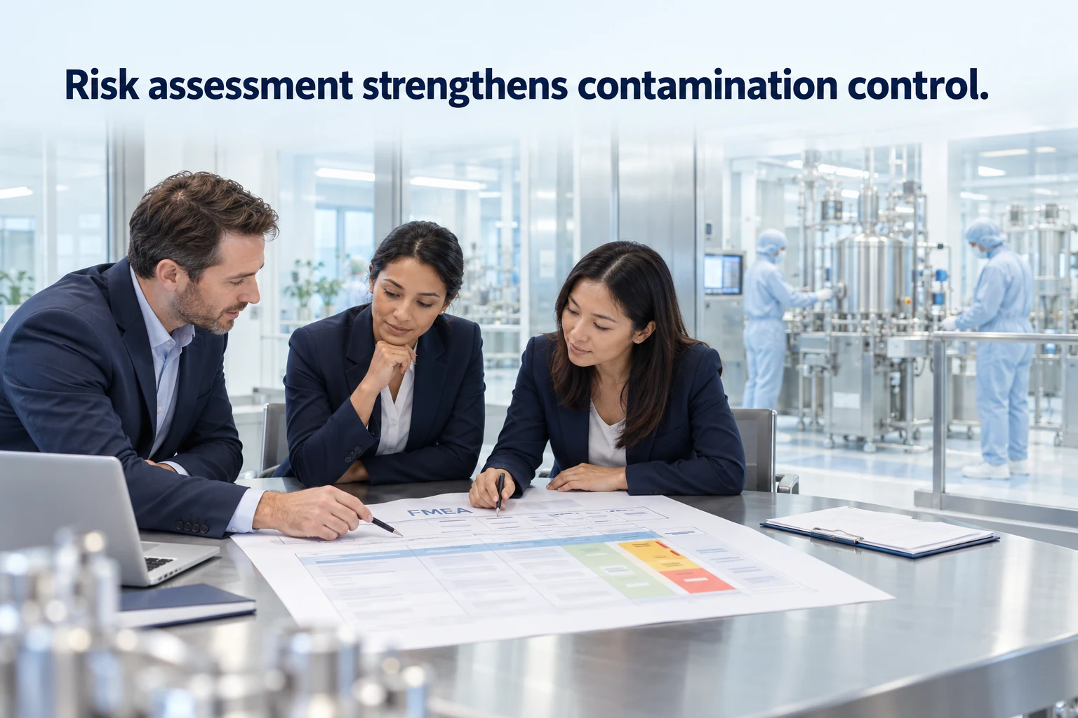 Conceptual illustration for from a signposting document to an integrated contamination control strategy
