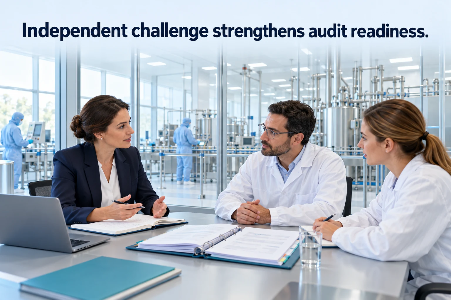 Conceptual illustration for preparing an advanced therapies manufacturer for a critical customer audit