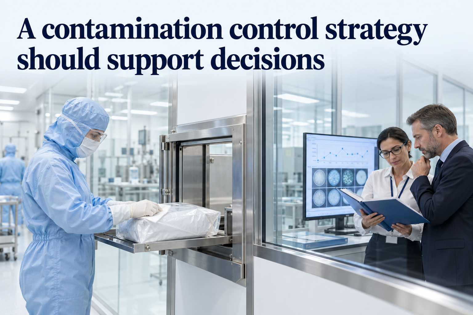 Conceptual illustration of Making the contamination control strategy useful in practice